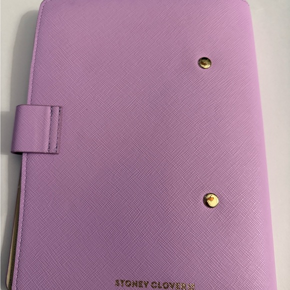 Purple Monogrammed Stoney Clover Notebook Cover - Picture 2 of 4